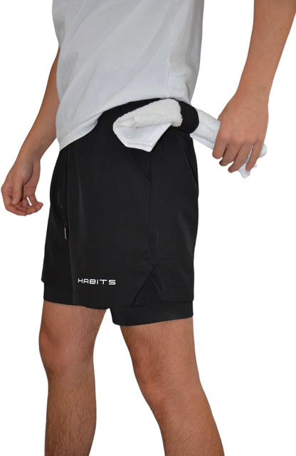 2 in 1 shorts towel strap